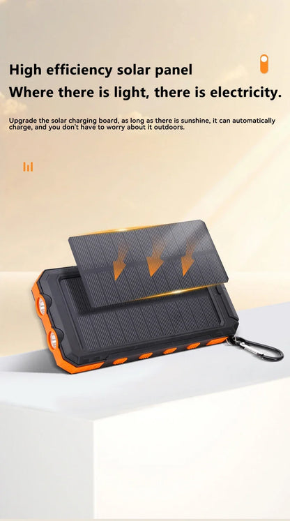 Xiaomi 20000mAh Solar Power Bank, USB-A & USB-C Fast Charging, Compatible with iOS & Android