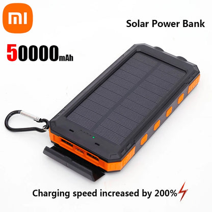 Xiaomi 20000mAh Solar Power Bank, USB-A & USB-C Fast Charging, Compatible with iOS & Android