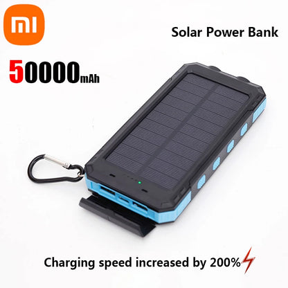 Xiaomi 20000mAh Solar Power Bank, USB-A & USB-C Fast Charging, Compatible with iOS & Android