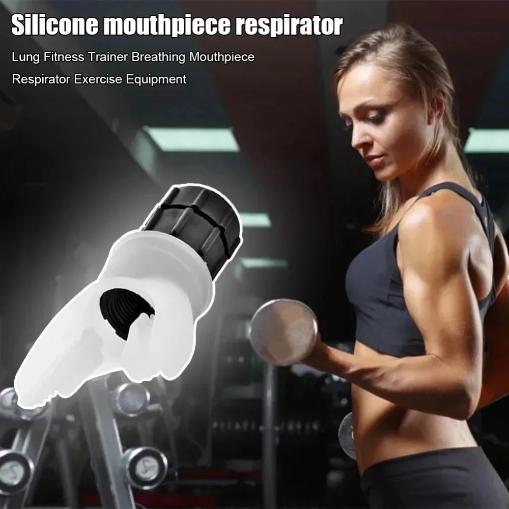 Portable Breathing Exerciser, Adjustable Resistance for Lung Fitness & Endurance Training