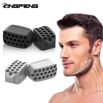 Silicone Jaw Exerciser, Facial & Neck Toning Tool for Jawline