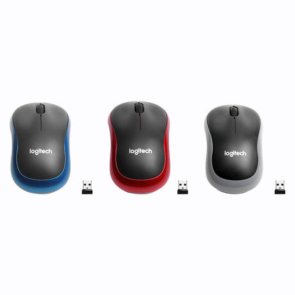 Logitech M185 Wireless Mouse, 1000DPI, USB Receiver, Compatible with Mac/Windows