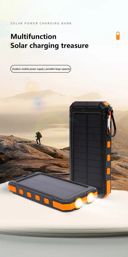 Xiaomi 20000mAh Solar Power Bank, USB-A & USB-C Fast Charging, Compatible with iOS & Android