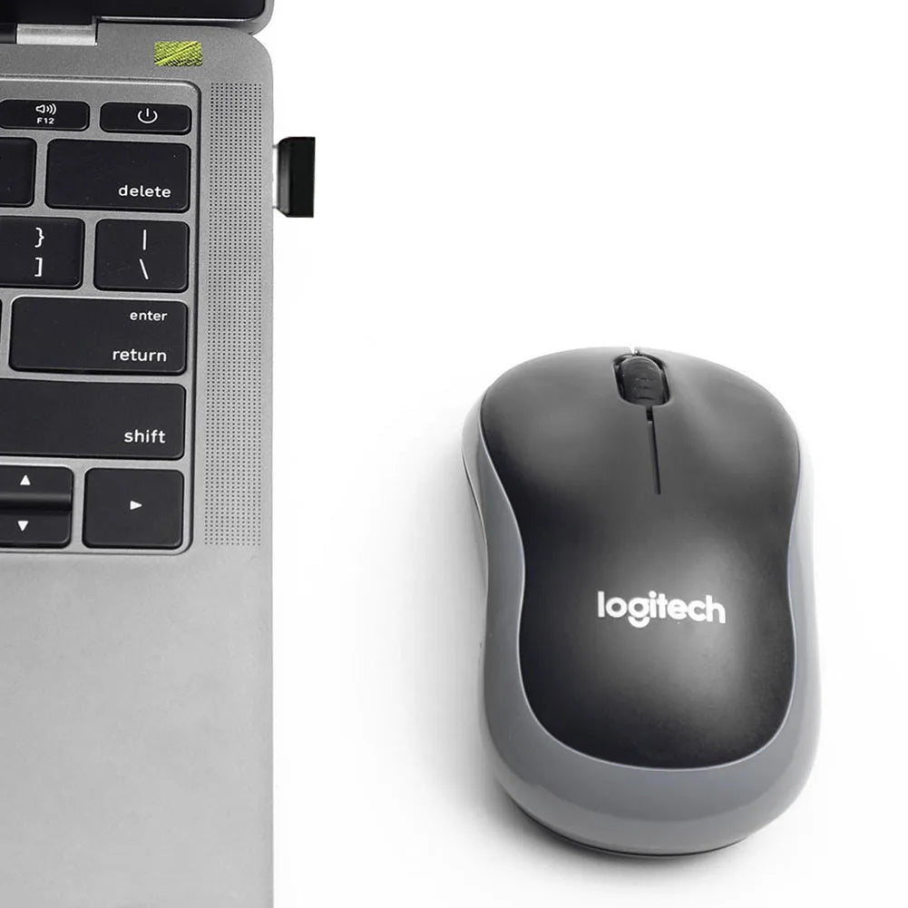 Logitech M185 Wireless Mouse, 1000DPI, USB Receiver, Compatible with Mac/Windows