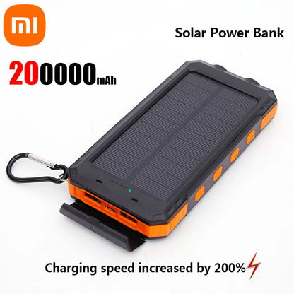 Xiaomi 20000mAh Solar Power Bank, USB-A & USB-C Fast Charging, Compatible with iOS & Android