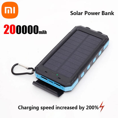 Xiaomi 20000mAh Solar Power Bank, USB-A & USB-C Fast Charging, Compatible with iOS & Android