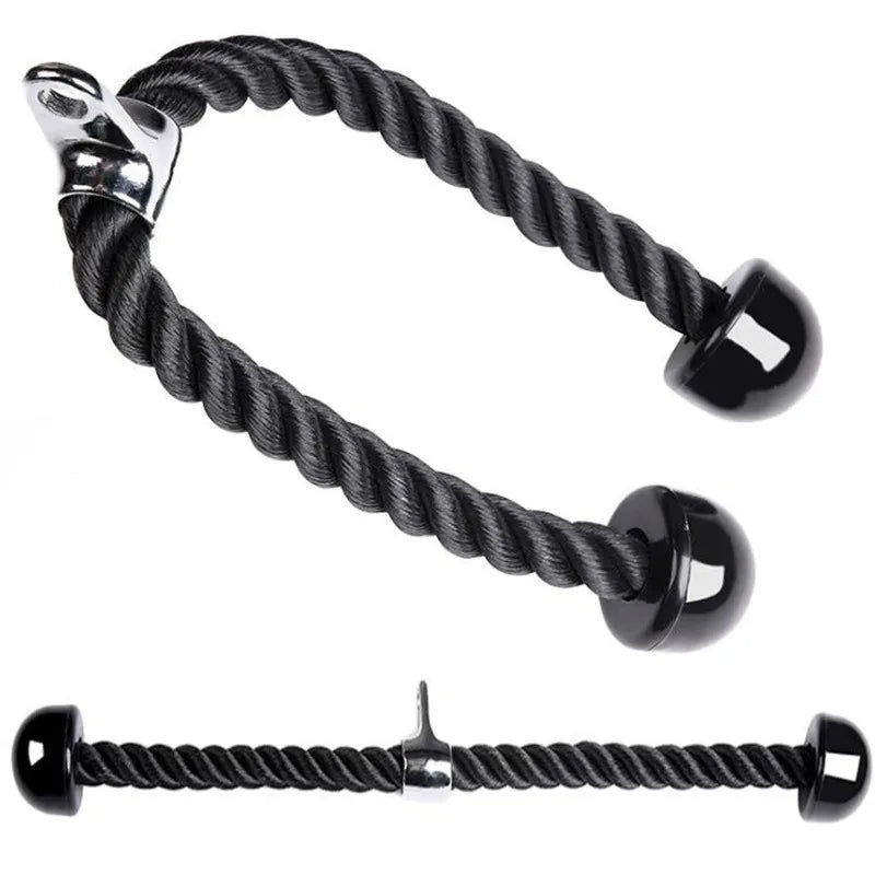 Triceps Rope with Handles, Gym Cable Attachments for Push/Pull Exercises, Biceps & Back Workout