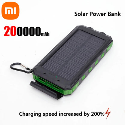 Xiaomi 20000mAh Solar Power Bank, USB-A & USB-C Fast Charging, Compatible with iOS & Android