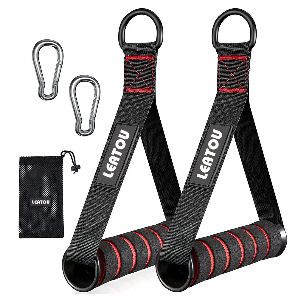 Triceps Rope with Handles, Gym Cable Attachments for Push/Pull Exercises, Biceps & Back Workout