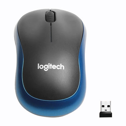 Logitech M185 Wireless Mouse, 1000DPI, USB Receiver, Compatible with Mac/Windows