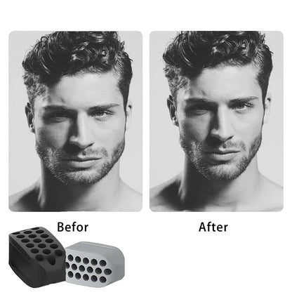 Silicone Jaw Exerciser, Facial & Neck Toning Tool for Jawline