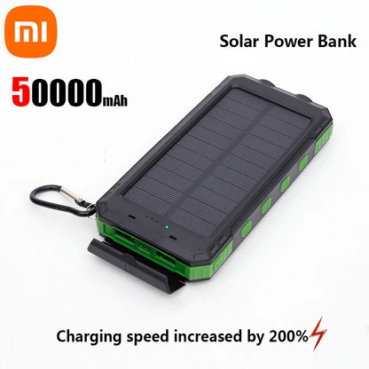 Xiaomi 20000mAh Solar Power Bank, USB-A & USB-C Fast Charging, Compatible with iOS & Android