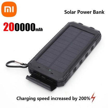 Xiaomi 20000mAh Solar Power Bank, USB-A & USB-C Fast Charging, Compatible with iOS & Android