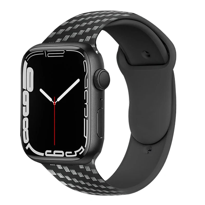 Carbon Fiber Strap For Apple Watch (Gen 1 to 7)